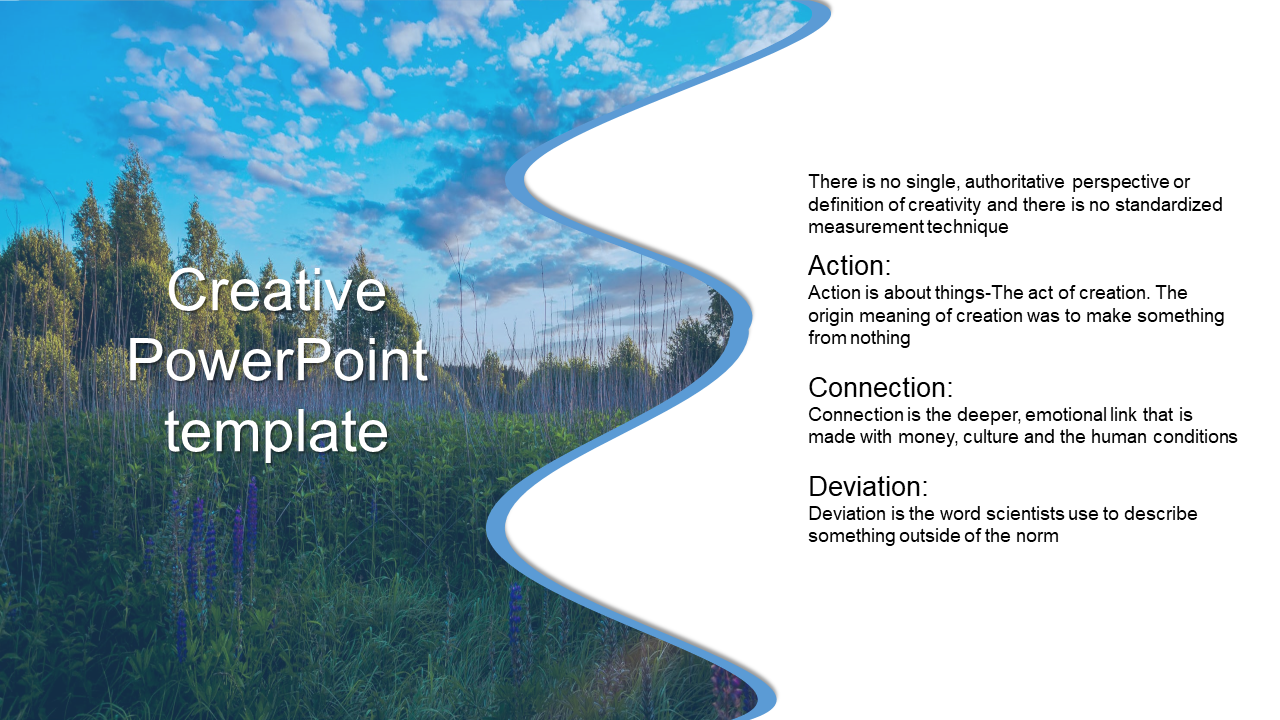 Free - Creative PowerPoint Slides Template Presentation Design